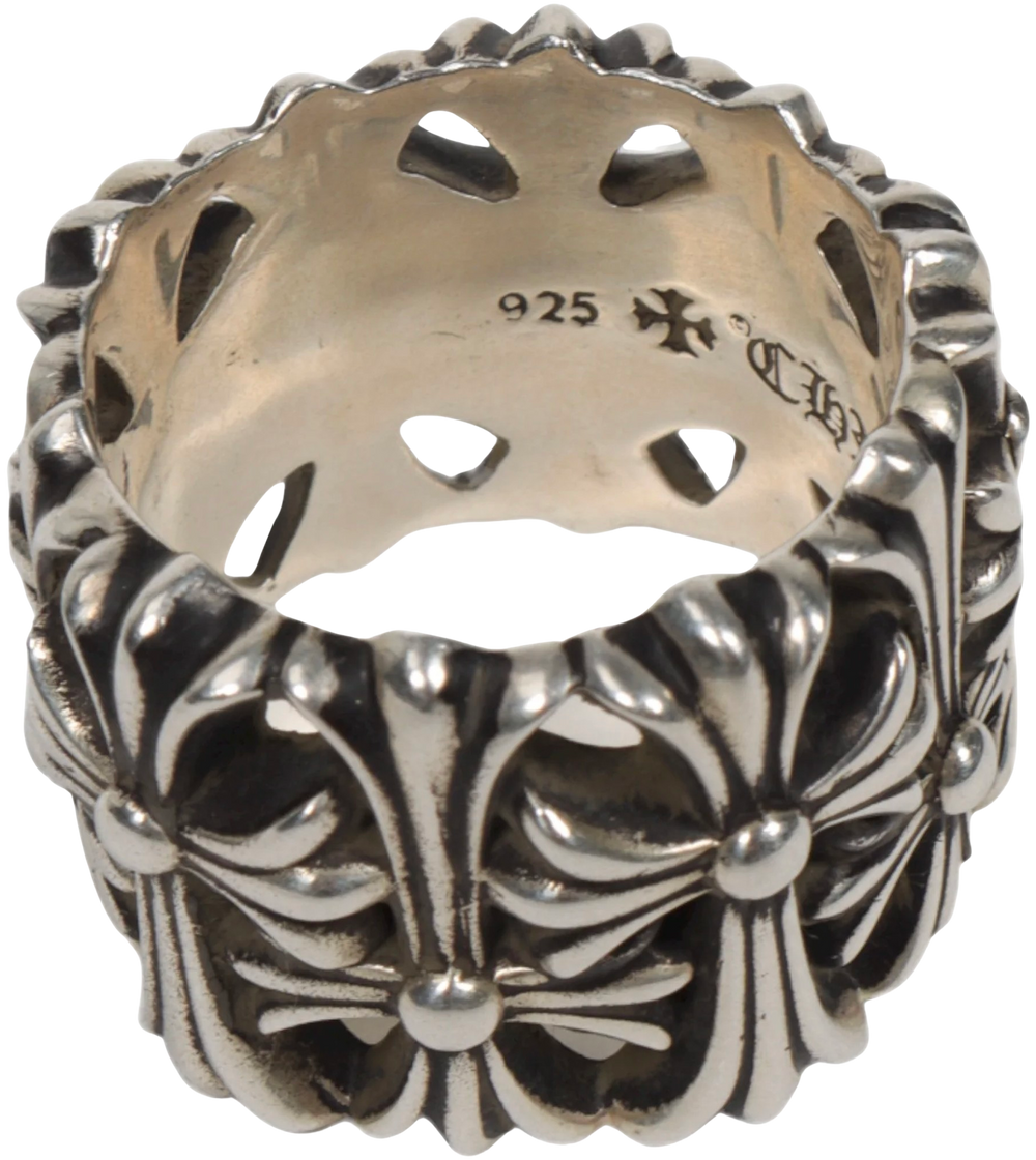 Chrome Hearts 'Cemetery' Silver Ring