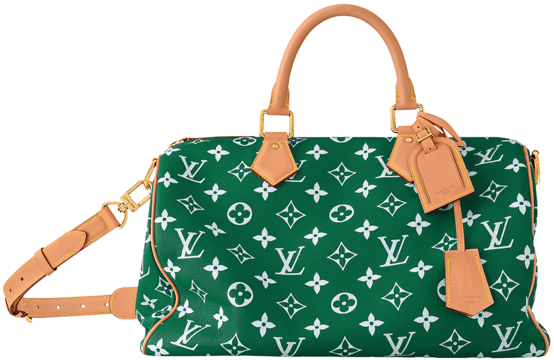 Louis Vuitton Speedy P9 Bandoulière 40 Monogram Leather Green