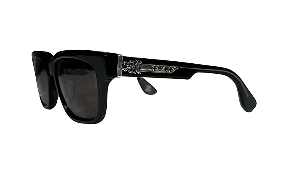 Chrome Hearts 'Box Officer' Black Sunglasses