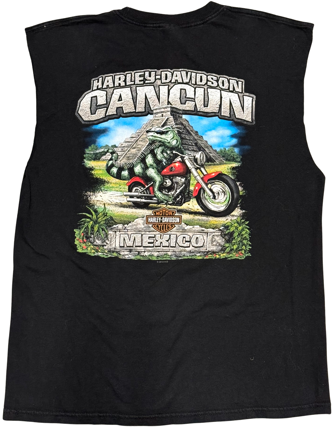 Harley Davidson 'Cancun' Vintage Cutoff Tee