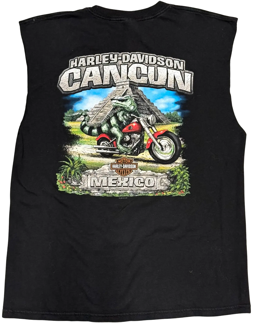 Harley Davidson 'Cancun' Vintage Cutoff Tee