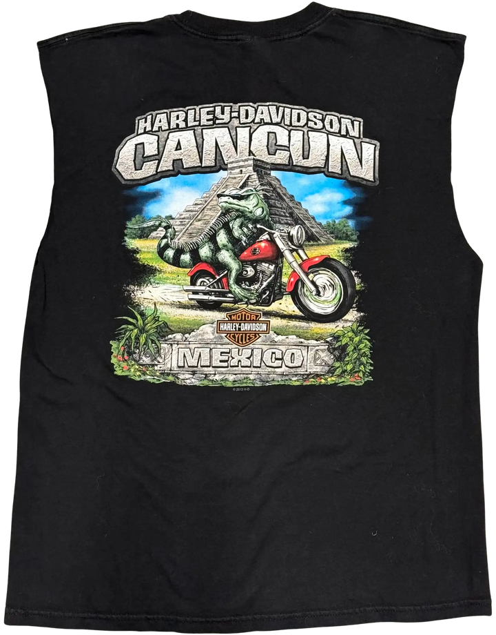 Harley Davidson 'Cancun' Vintage Cutoff Tee