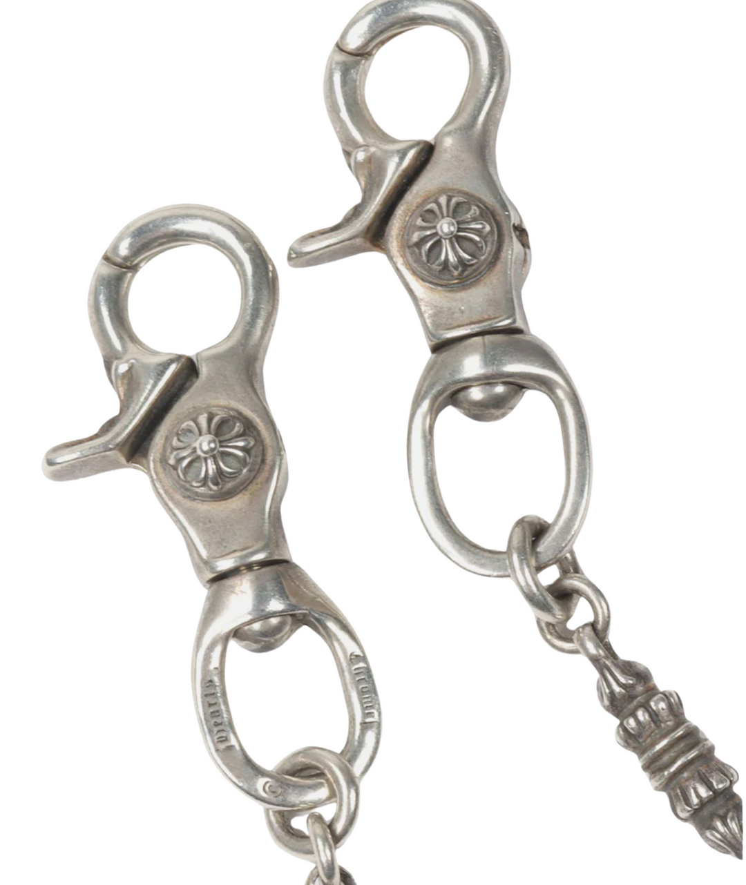 Chrome Hearts 'Plus Ball and Barrel' 24in Wallet Chain