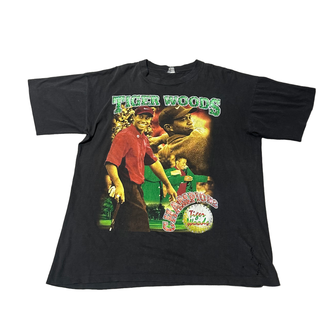 Vintage Studed 'Tiger Woods Champion' Tee