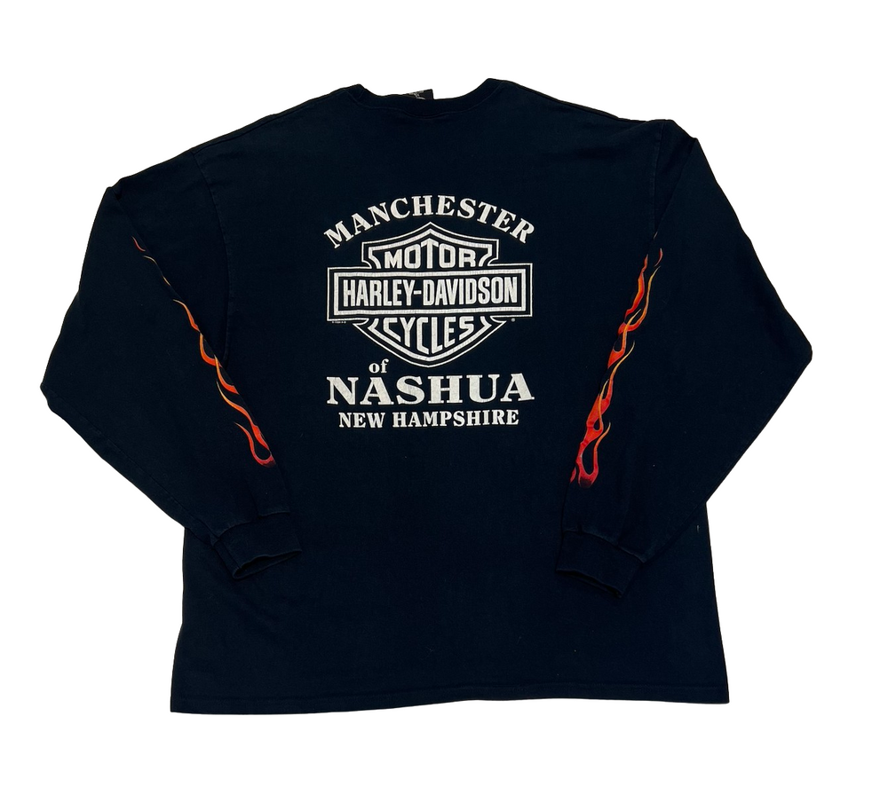 Harley Davidson 'Manchester' Vintage Long Sleeve