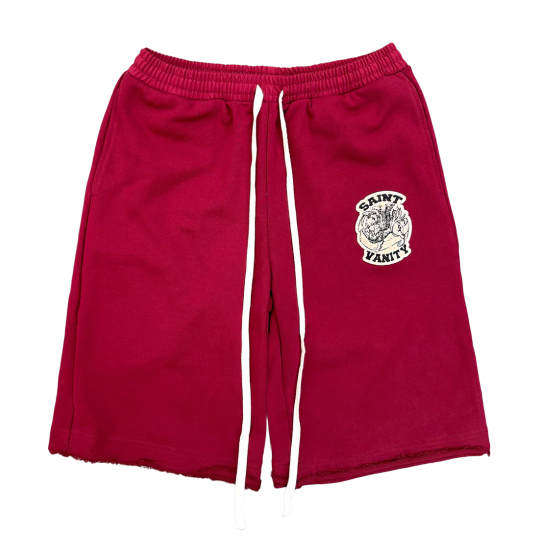 Saint Vanity 'Crimson' Uniform Shorts