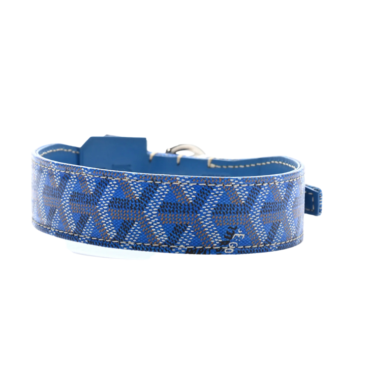 Goyard 'Goyardine Sky Blue' Dog Collar