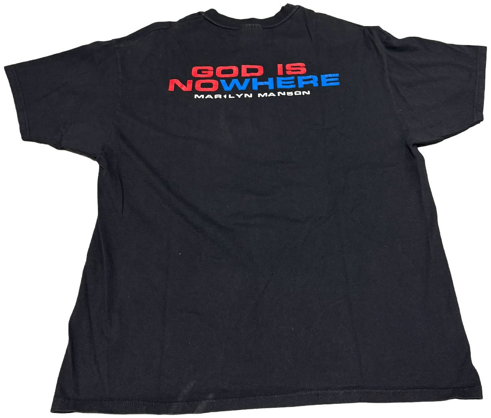 Marilyn Manson 'God Is Now Here' Vintage Black Tee