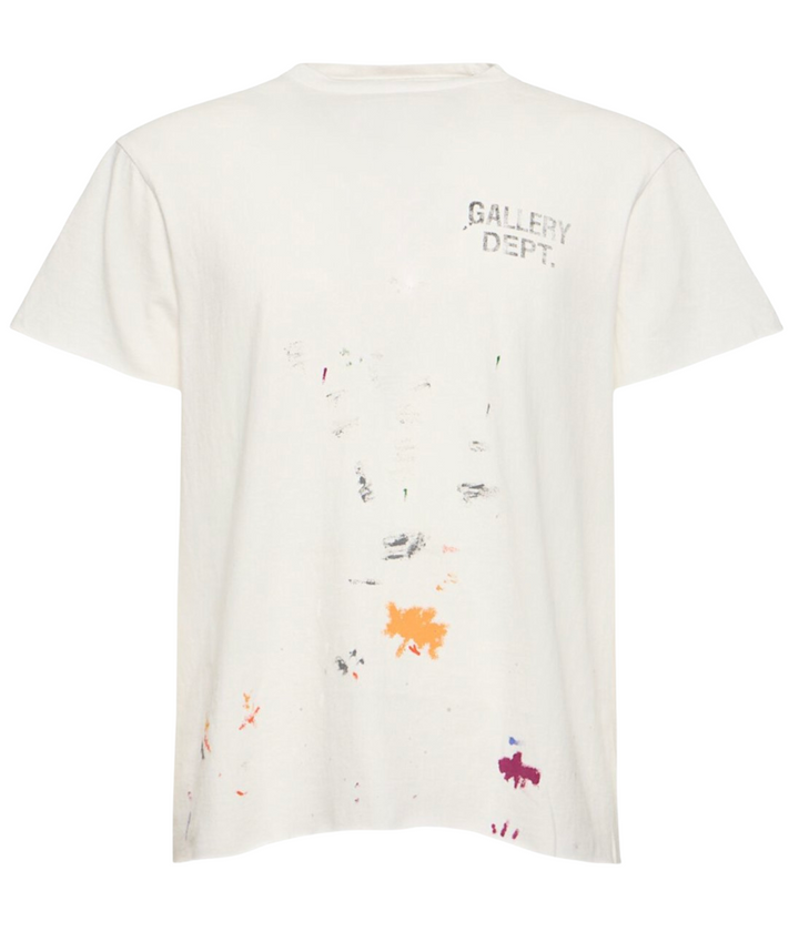 Gallery Dept. 'Broadwalk Splatter' White Tee