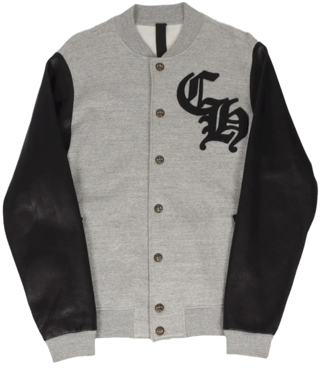 Chrome Hearts 'CH Logo' Grey Varsity Jacket