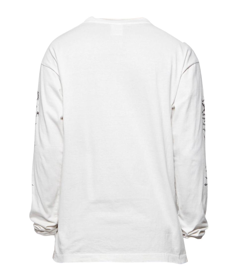 Saint Michael x Denim Tears 'Saint Death' White Longsleeve