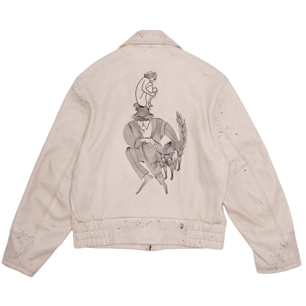 Enfants Riches Déprimés 'Arcane 17' Zip-Up Leather Jacket