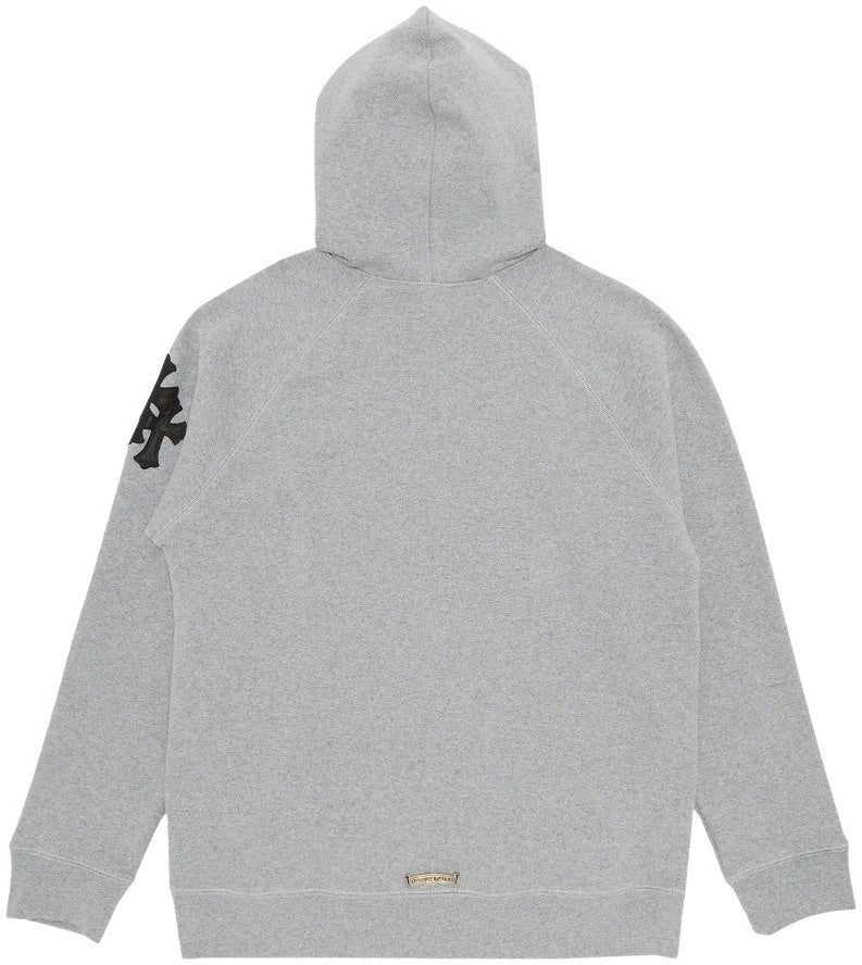 Chrome Hearts '3 Patch' Heather Grey Hoodie
