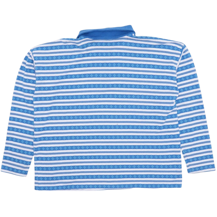 Chrome Hearts Matty Boy 'Blue Rugby Polo' Long Sleeve Shirt