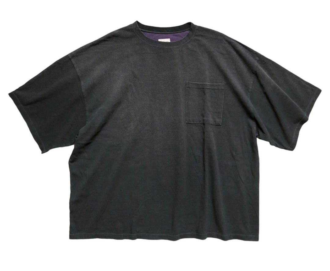 Kapital Jersey Oversized 'Bone' Black/Purple Tee