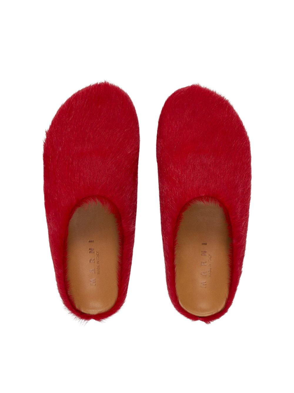 Marni 'Red' Sabot Slippers