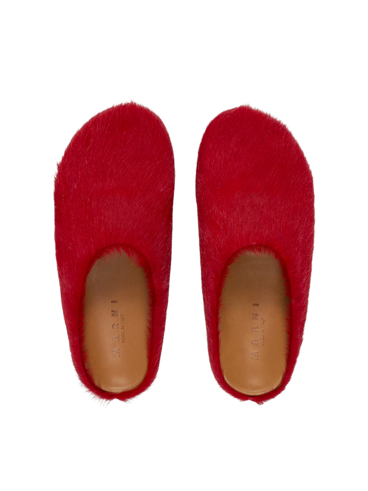 Marni 'Red' Sabot Slippers