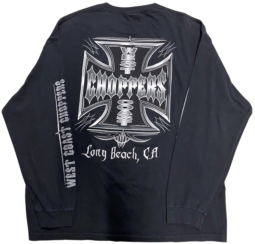 West Coast Choppers 'Metallic Classic Logo' Vintage Longsleeve