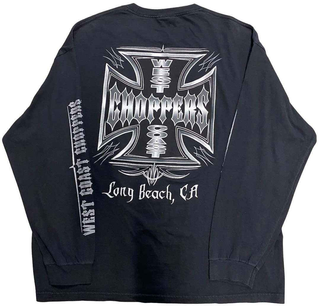 West Coast Choppers 'Metallic Classic Logo' Vintage Longsleeve