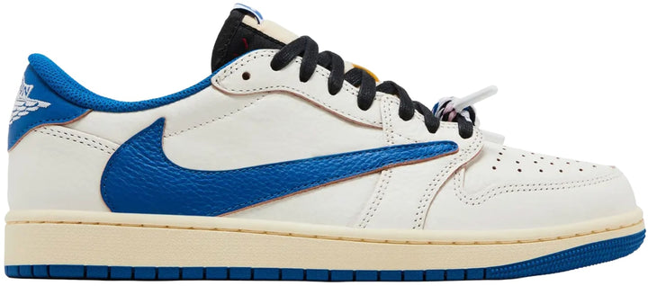 Jordan 1 Retro Low OG SP Fragment x Travis Scott Sail Military Blue