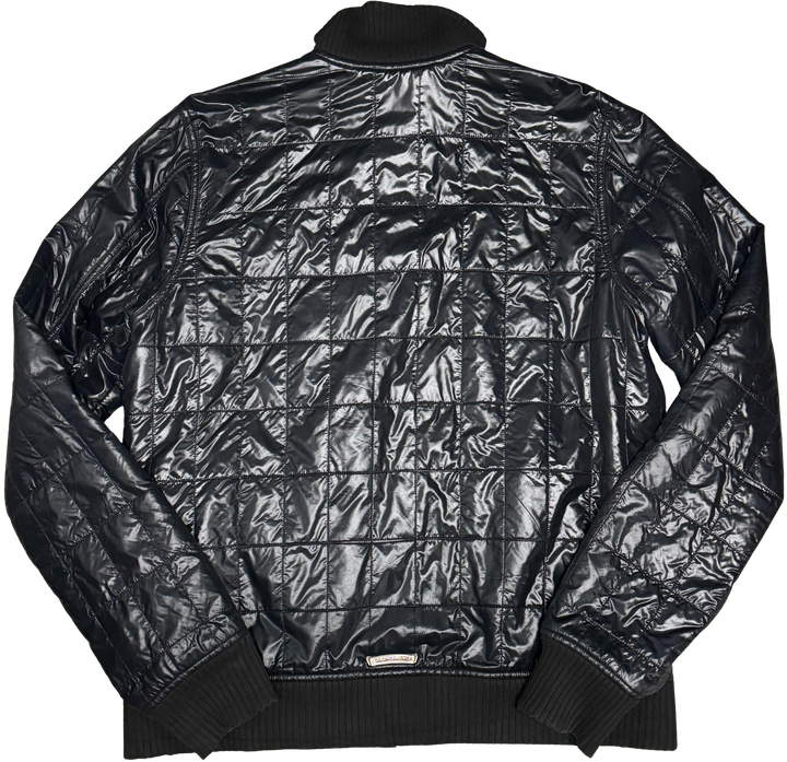 Chrome Hearts 'Fleur' Black Knit Collar Jacket