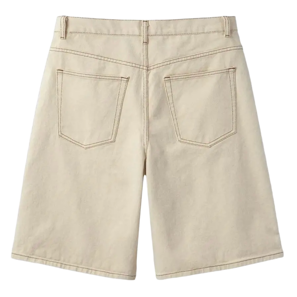 Gold+Vintage Gallery Raspberry Hills 'Cream' Denim Shorts