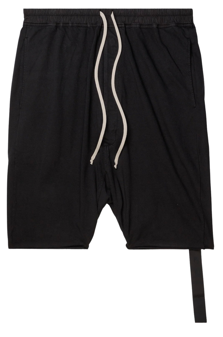 Rick Owens DRKSHDW Black Drawstring Pod Shorts