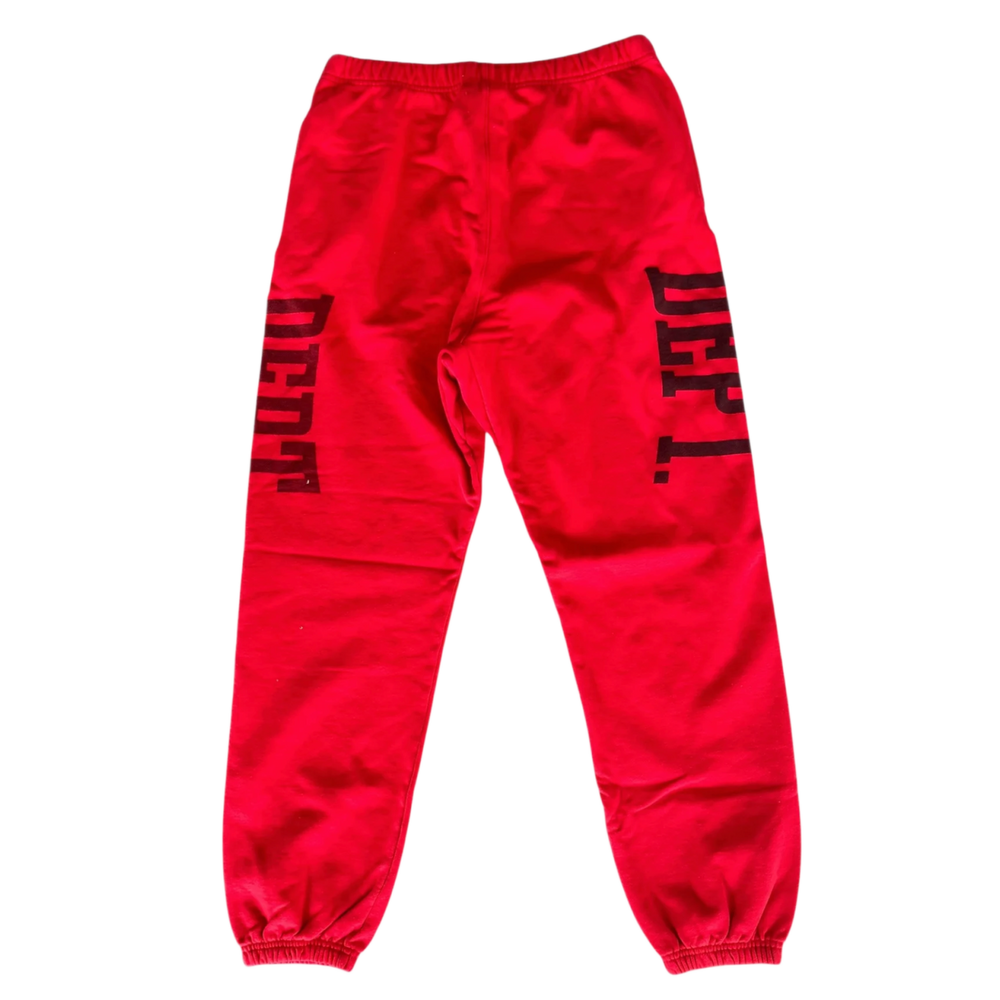 Gallery Dept 'Red/Black' Logo Sweatpants