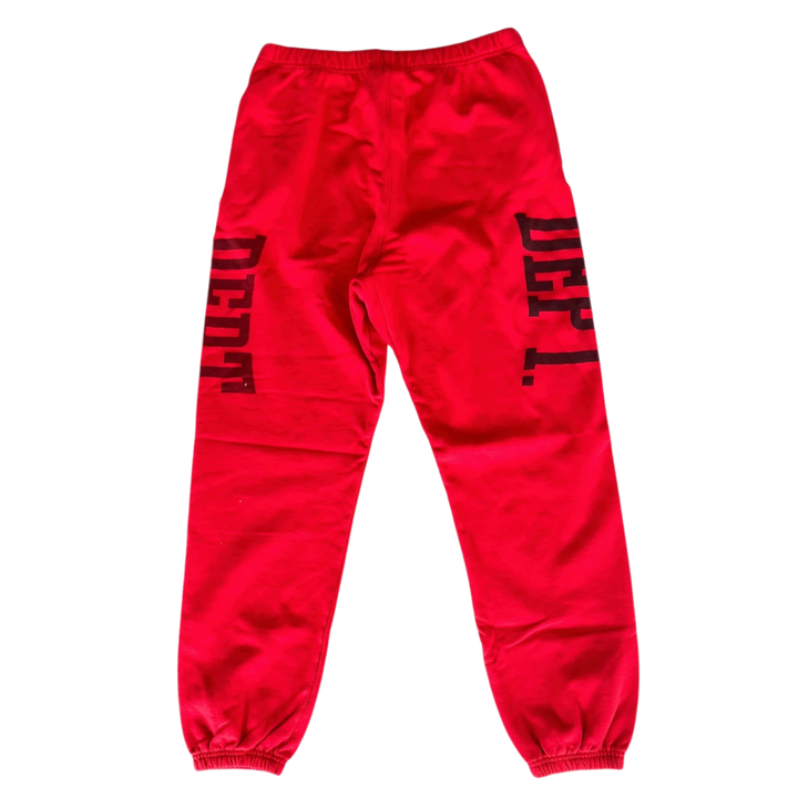 Gallery Dept 'Red/Black' Logo Sweatpants