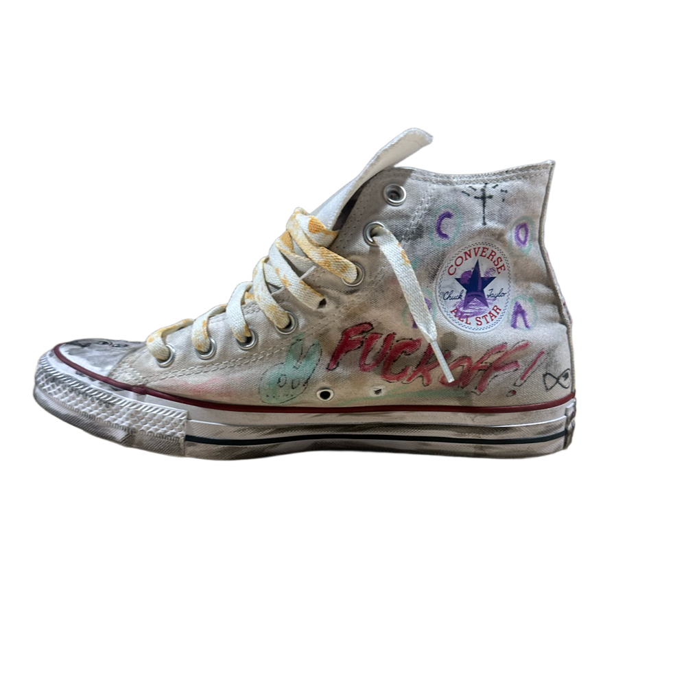 Paly X Converse 'White' Hand Dawn High Top Sneaker