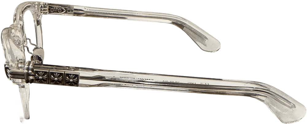 Chrome Hearts 'Smoke Show A' Clear Silver Glasses