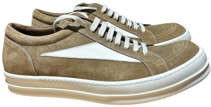 Rick Owens DRKSHDW 'Sumi Brown' Moleskin Vintage Sneaks