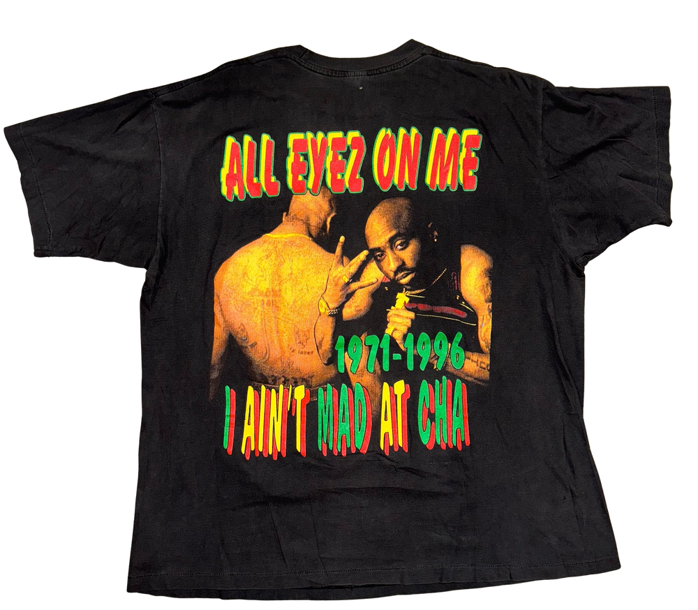 2Pac 'Memorial' All Eyes On Me Vintage Tee