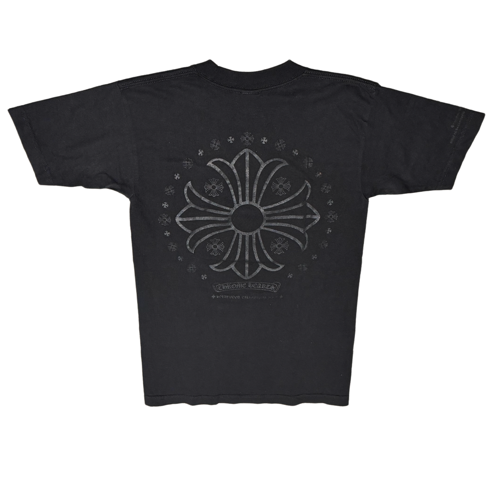 Chrome Hearts 'Tonal Plus Cross' Black Pocket Tee