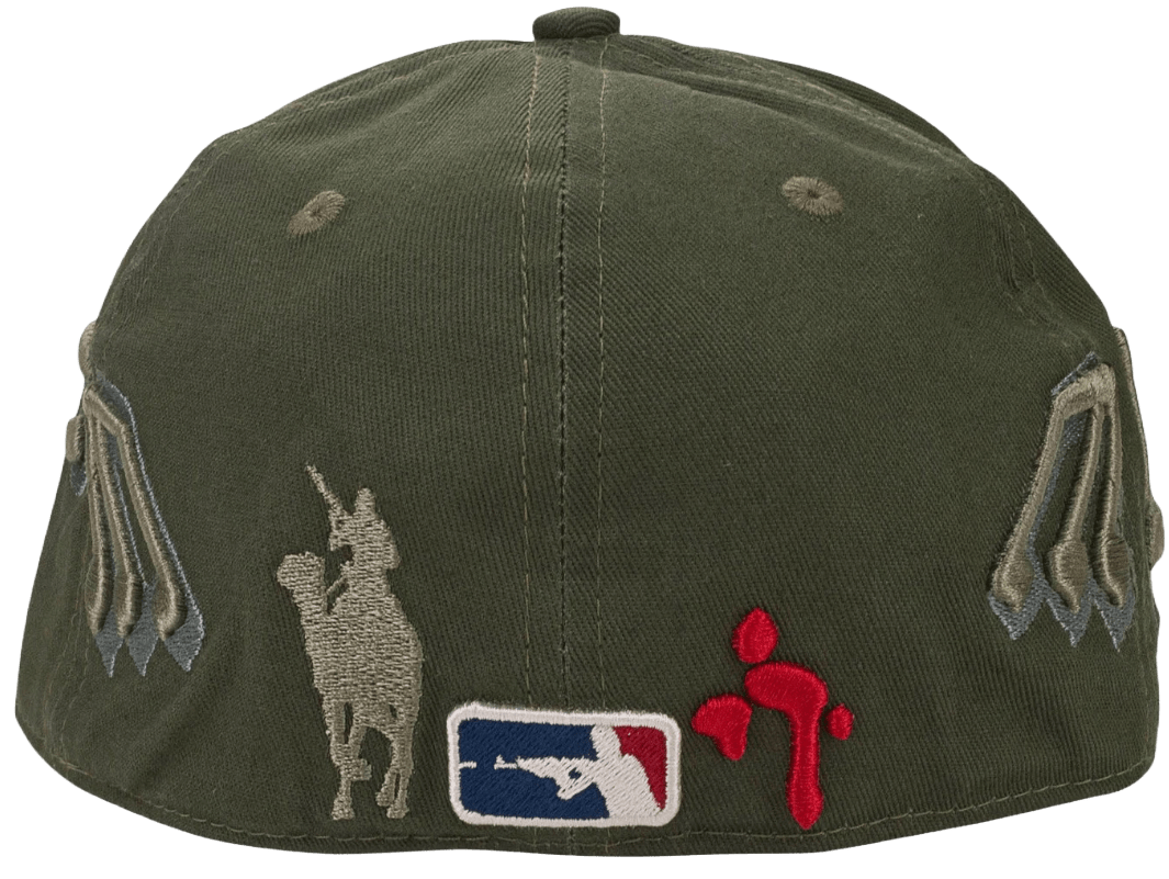 Murd333r.fm 'Green Clay' Fitted Baseball Hat