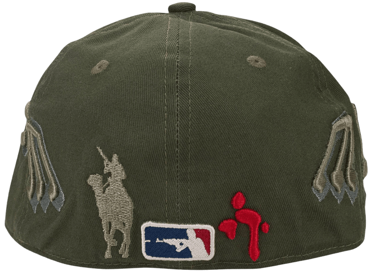 Murd333r.fm 'Green Clay' Fitted Baseball Hat