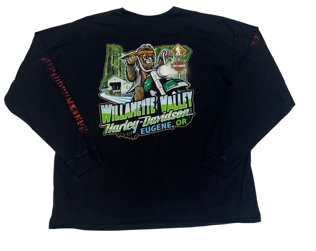 Harley Davidson 'Willamette Valley' Vintage Long Sleeve