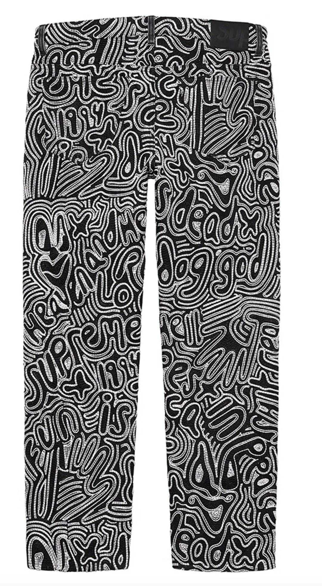 Supreme 'Black' Chainstitch Jeans