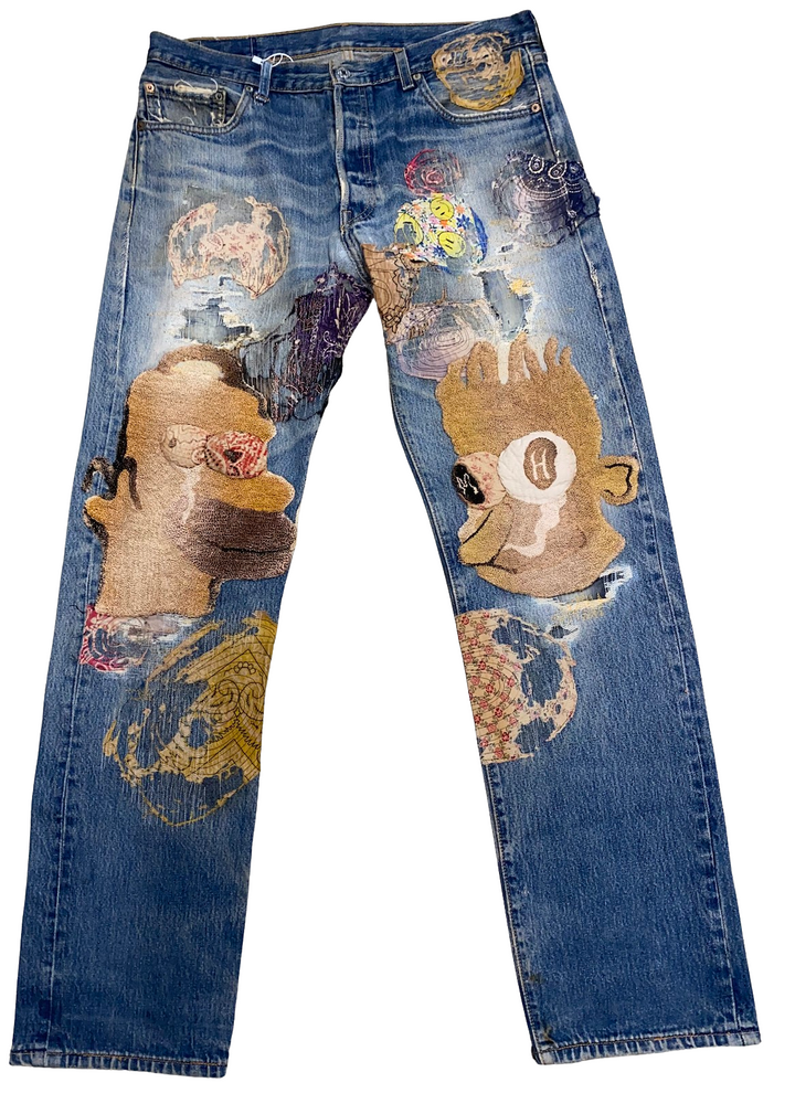 PROLETA RE ART 'Simpson Patchwork' Jeans