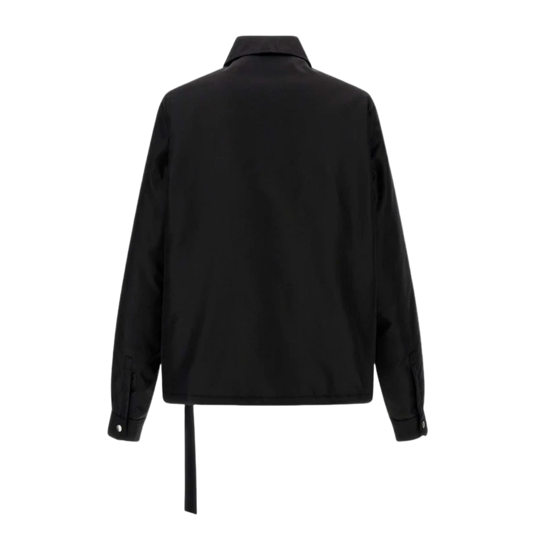 Rick Owens DRKSHDW 'Black' Concealed Zip Up Padded Nylon Jacket