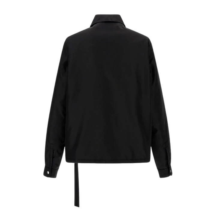 Rick Owens DRKSHDW 'Black' Concealed Zip Up Padded Nylon Jacket