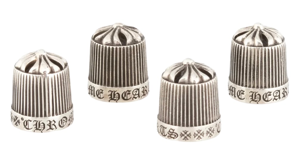 Chrome Hearts Silver Tire Caps