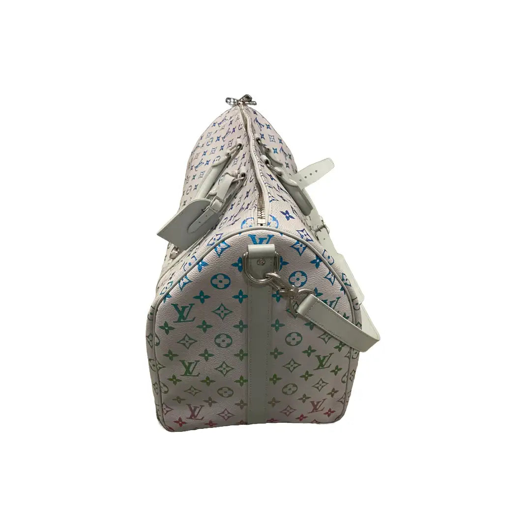 Louis Vuitton 'Monogram' Grey Keepall Bandouliere 50
