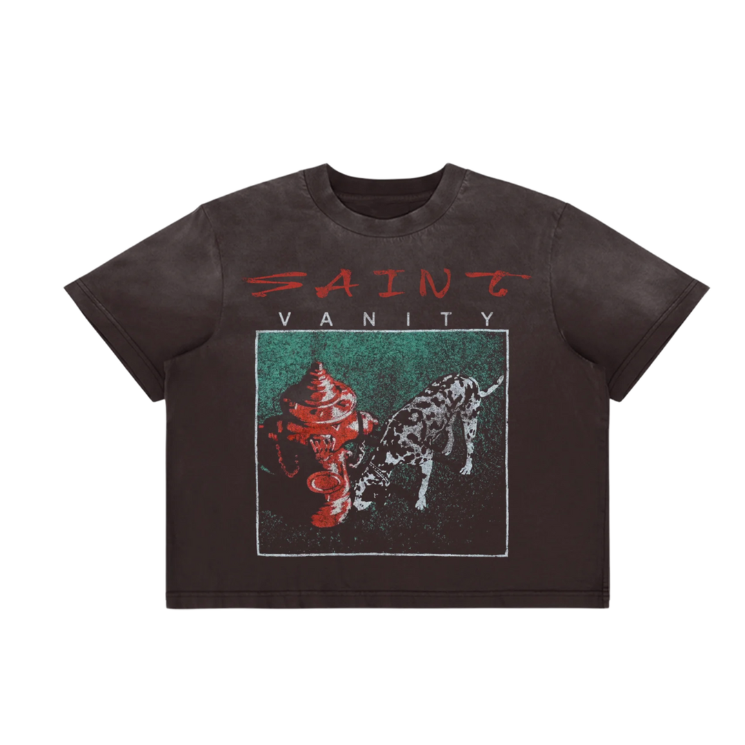 Saint Vanity 'Dalmatian' Brown Tee