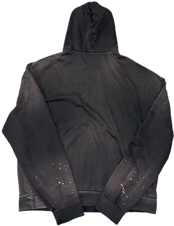 Bossi 'Orange Dragon' Faded Rhinestone Zip-Up Hoodie