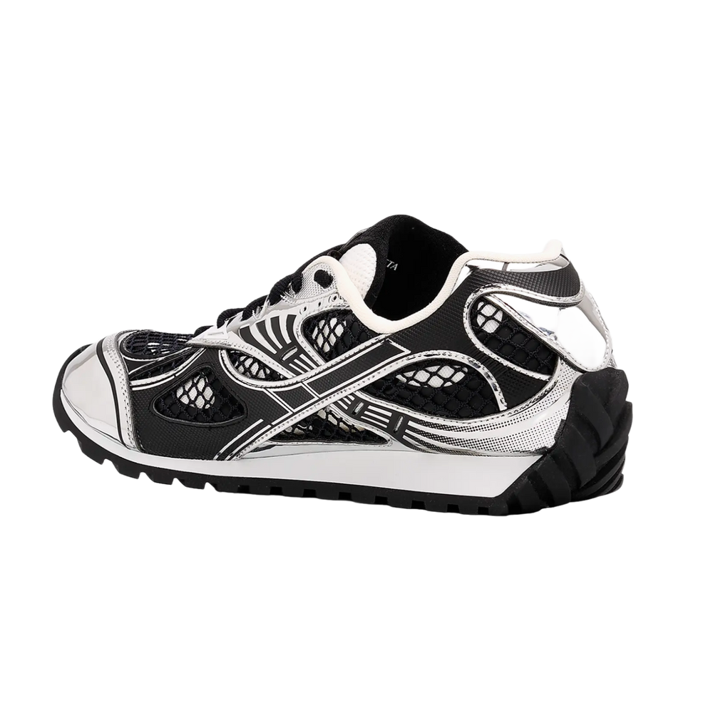 Bottega Veneta 'Black Silver' Orbit Sneakers