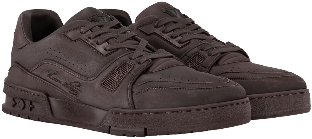 Louis Vuitton LV Distressed Trainer 'Brown' Sneakers