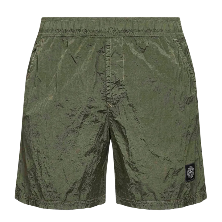 Stone Island 'Green' Nylon Swim Shorts