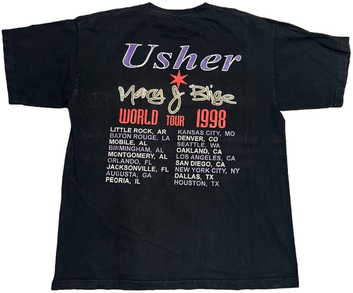 Usher x Mary J Blige '1998 World Tour' Vintage Tee