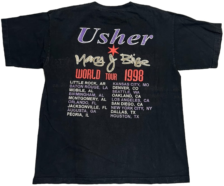 Usher x Mary J Blige '1998 World Tour' Vintage Tee